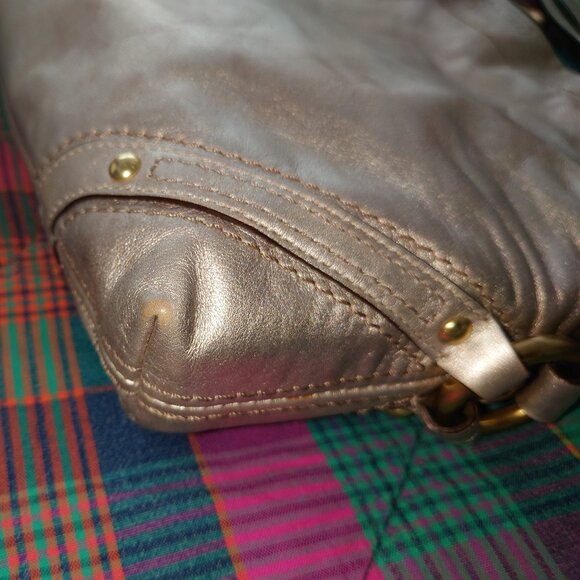 Coach Metallic Carly Hobo Bag - Picture 7 of 16